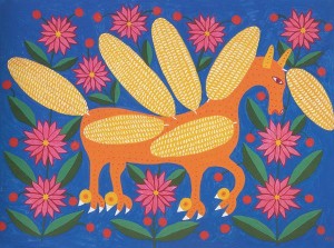 Кукурудзяний кінь у космосі